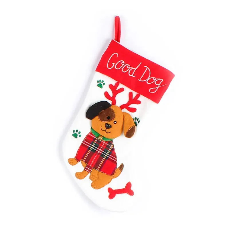 Cute Dogs And Cats Christmas Socks - Bellarte Enchanté Cute Dogs And Cats Christmas Socks